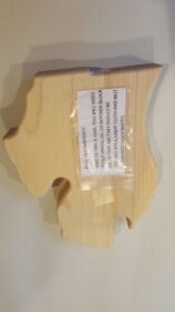 Michigan Shaped Wood Cheese Board